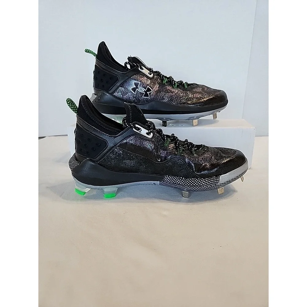 Under Armour Men's Harper 8 Elite TPU‎ Baseball Cleats Men's 7.5 Black/ Metallic